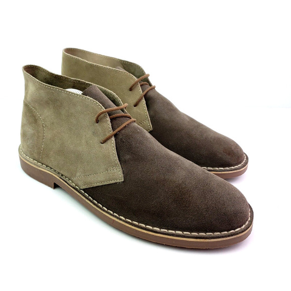 Robert Wayne Greyson Mens Size 11 D Beige Taupe Suede Leather Chukka Boots main image 6